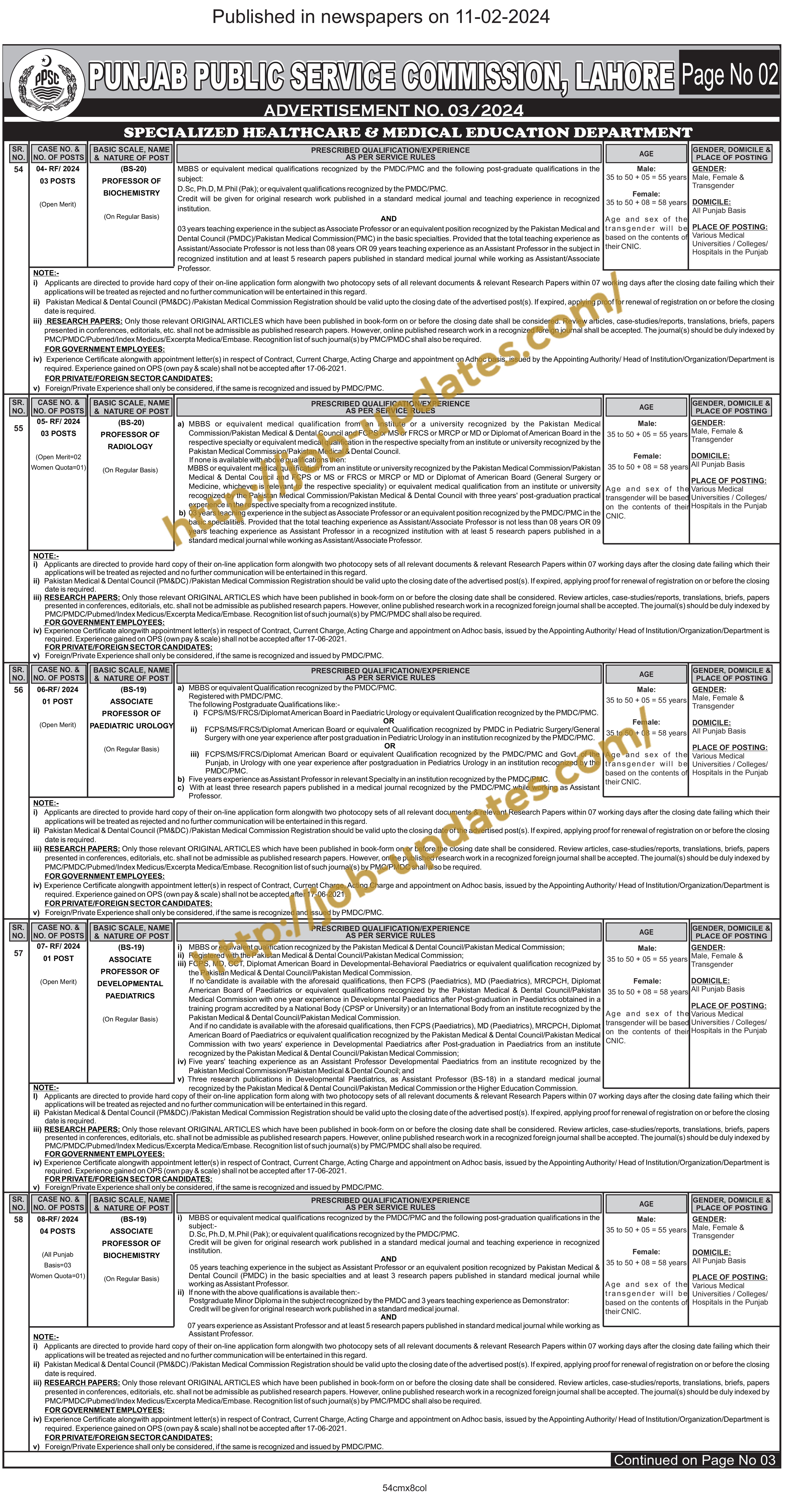 Punjab Public Service Commission PPSC - 3 (02)